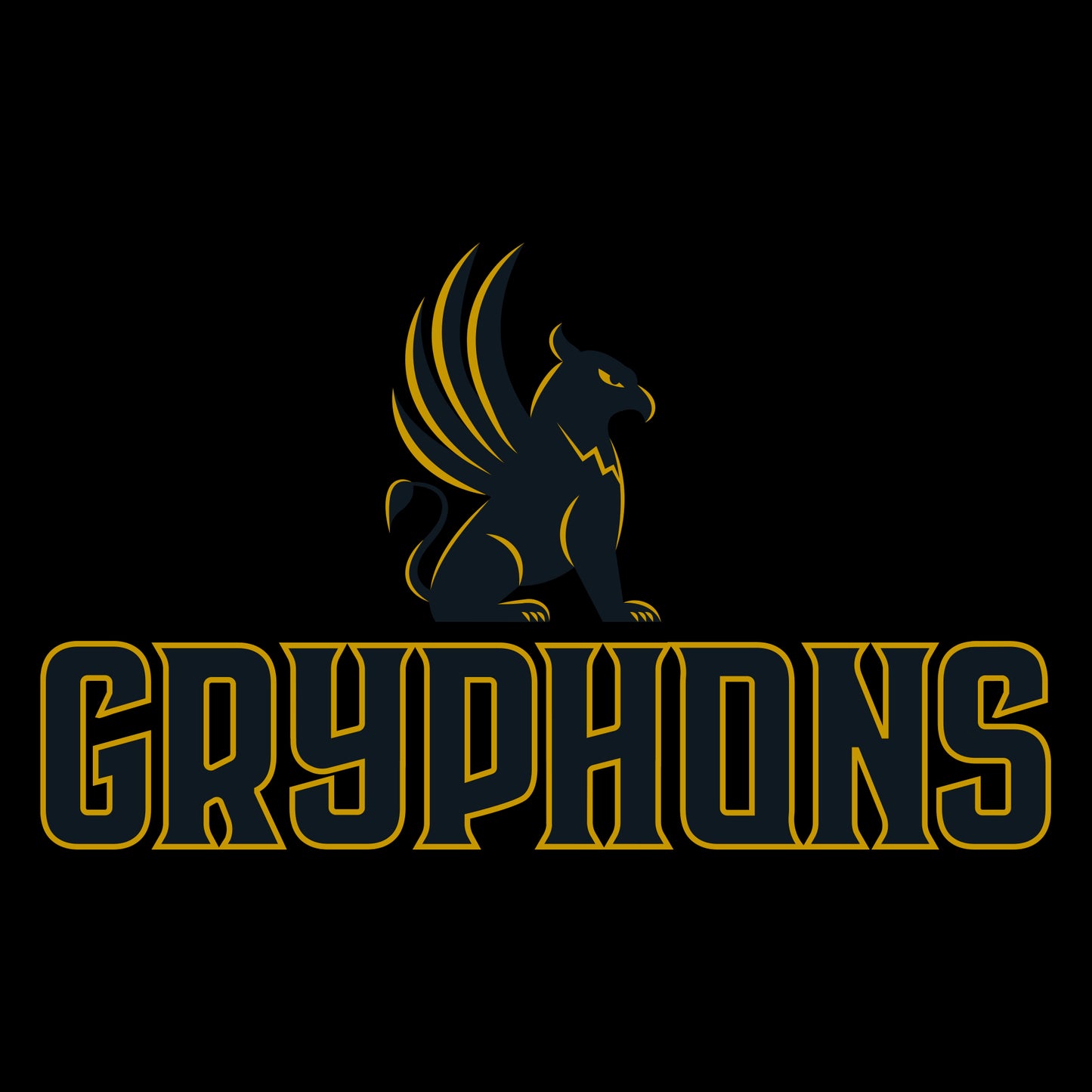 GRYPHONS SlamBall - Team Hoodie - Black