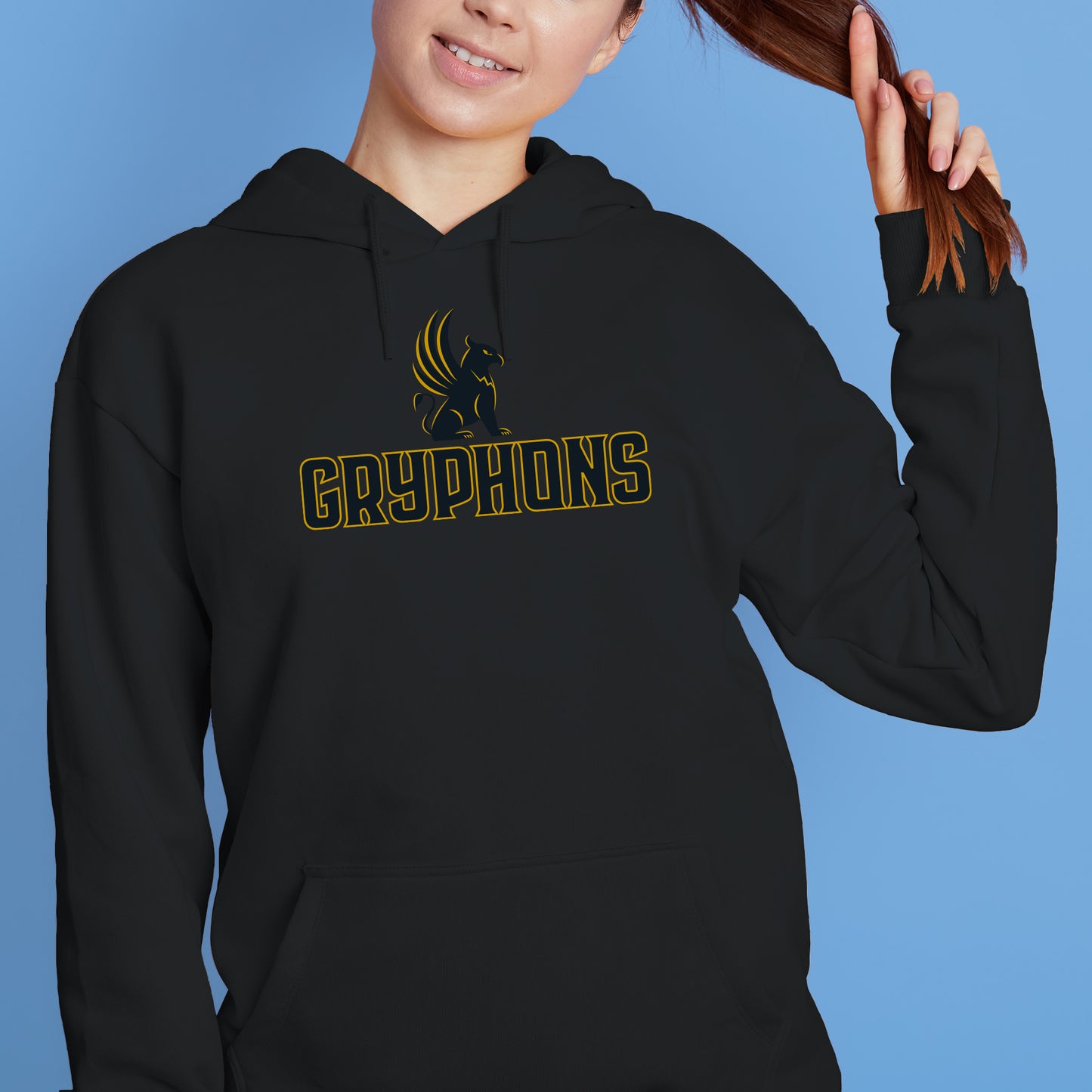 GRYPHONS SlamBall - Team Hoodie - Black