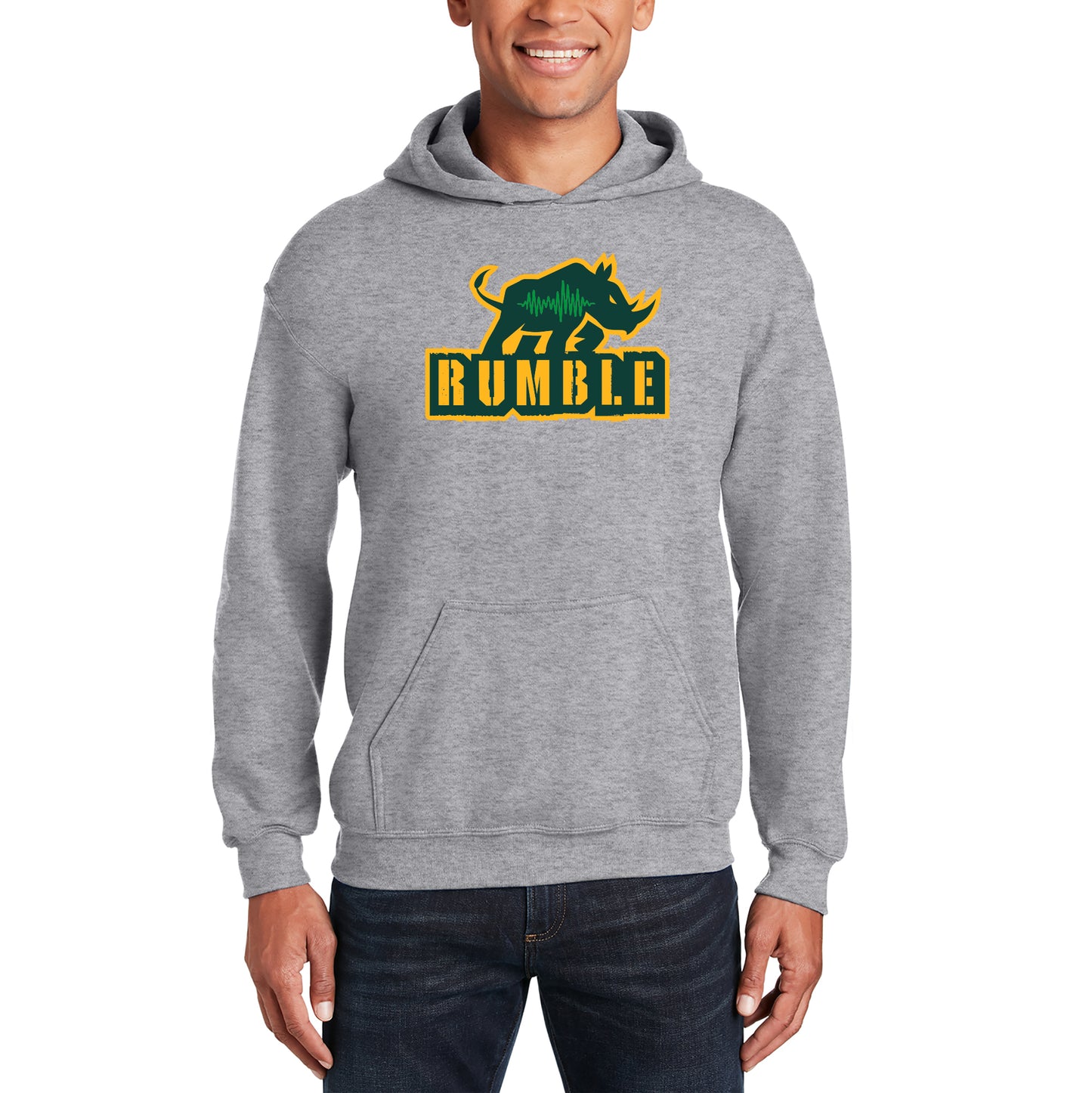 RUMBLE - Team Hoodie - Sports Grey
