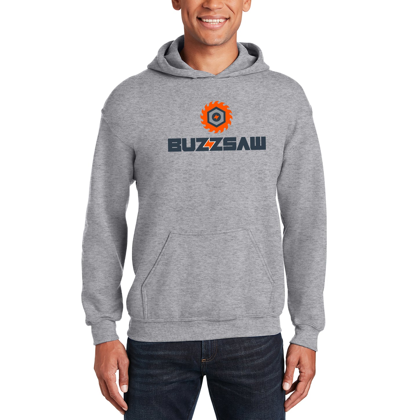 BUZZSAW - Team Hoodie - Sport Grey